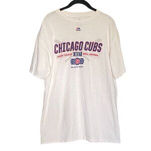 Majestic MLB Chicago Cubs 2017 Spring Training Short Sleeve T-Shirt-:Large-GUC